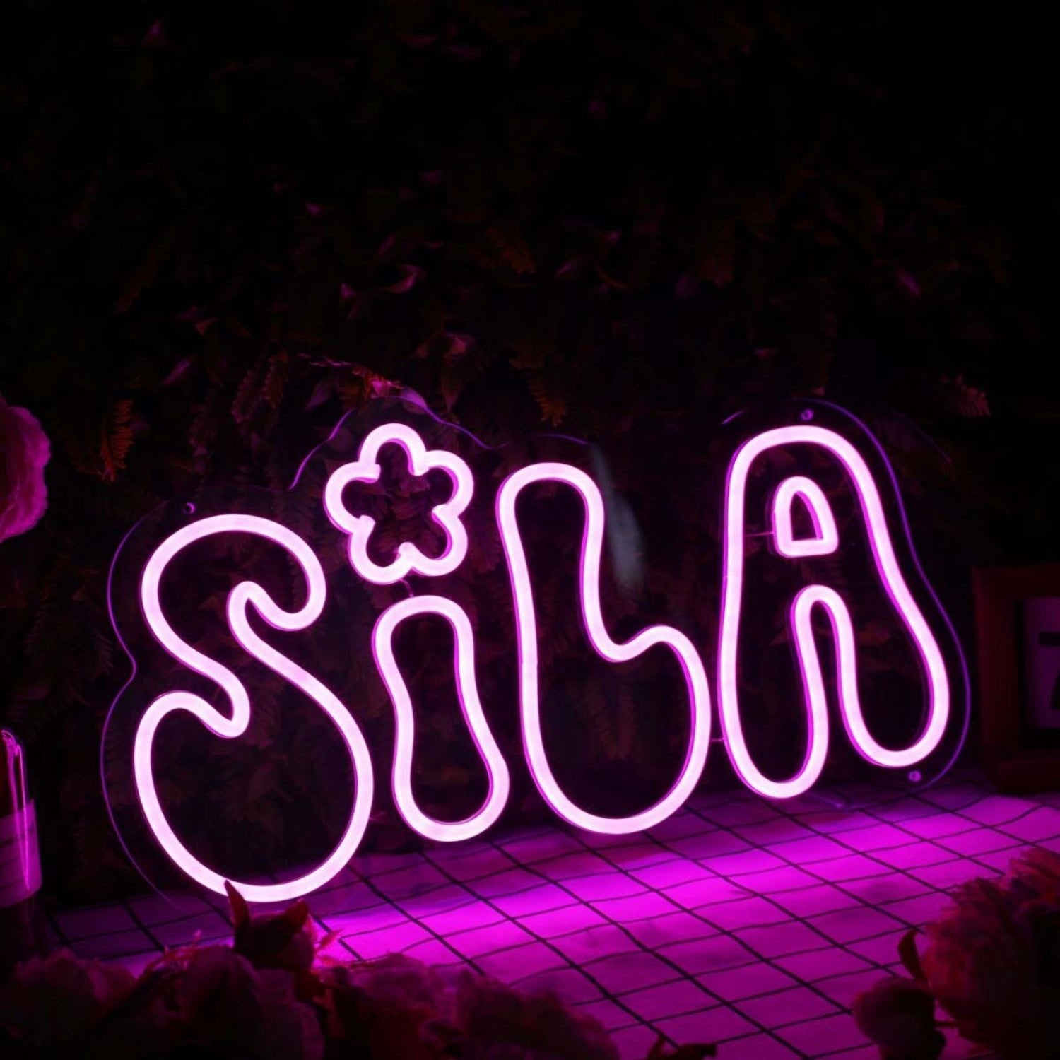 Sila Purple Led Neon Sign - Shineneon