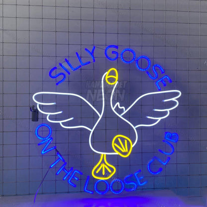 Silly Goose On The Loose Club Led Neon Sign | Shineneon