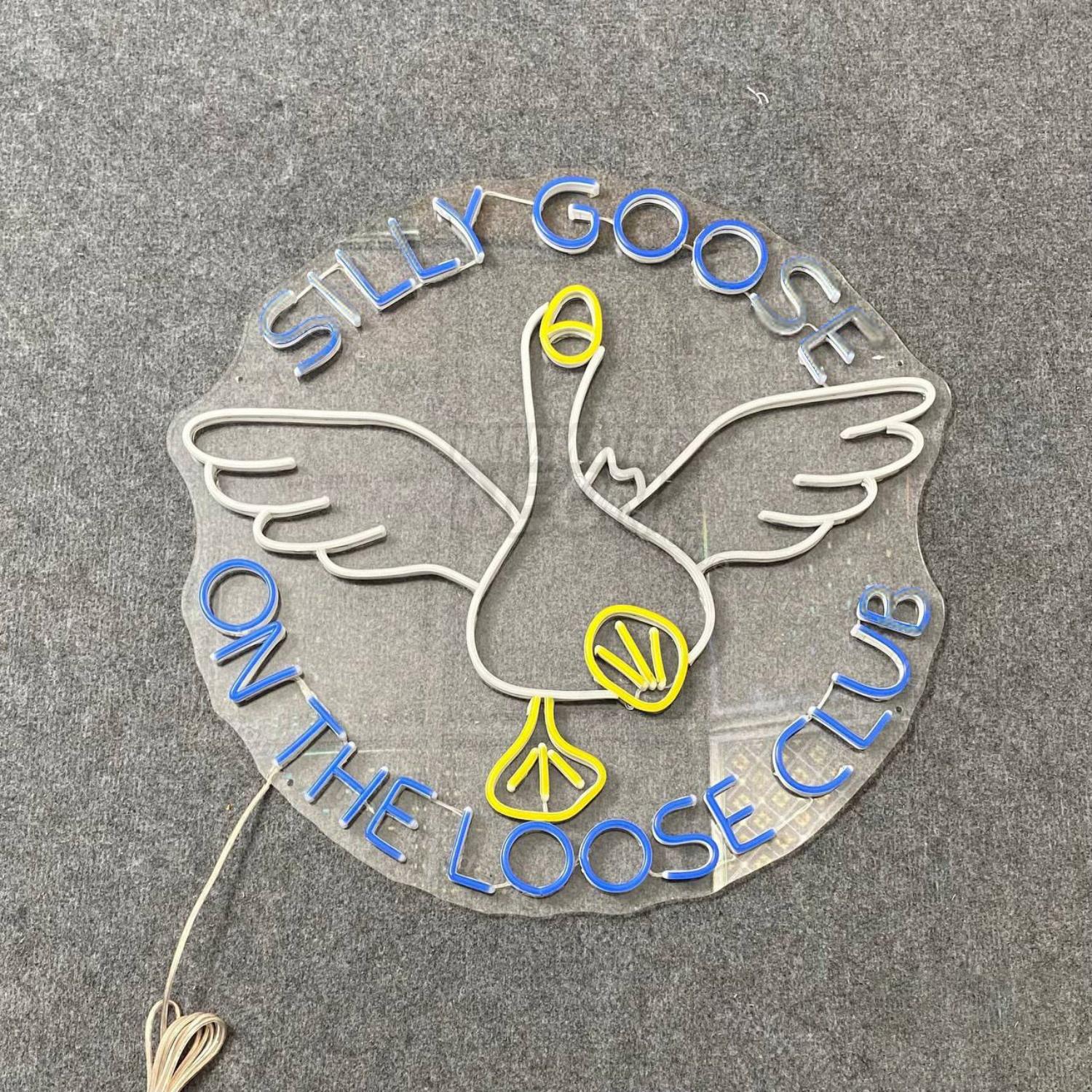Silly Goose On The Loose Club Led Neon Sign | Shineneon