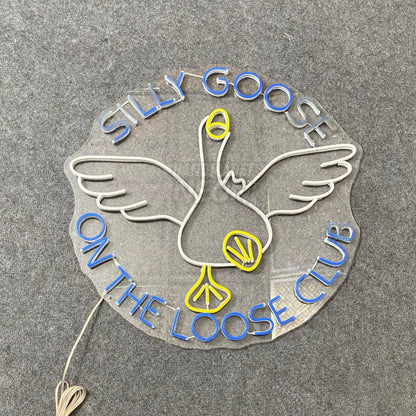 Silly Goose On The Loose Club Led Neon Sign | Shineneon