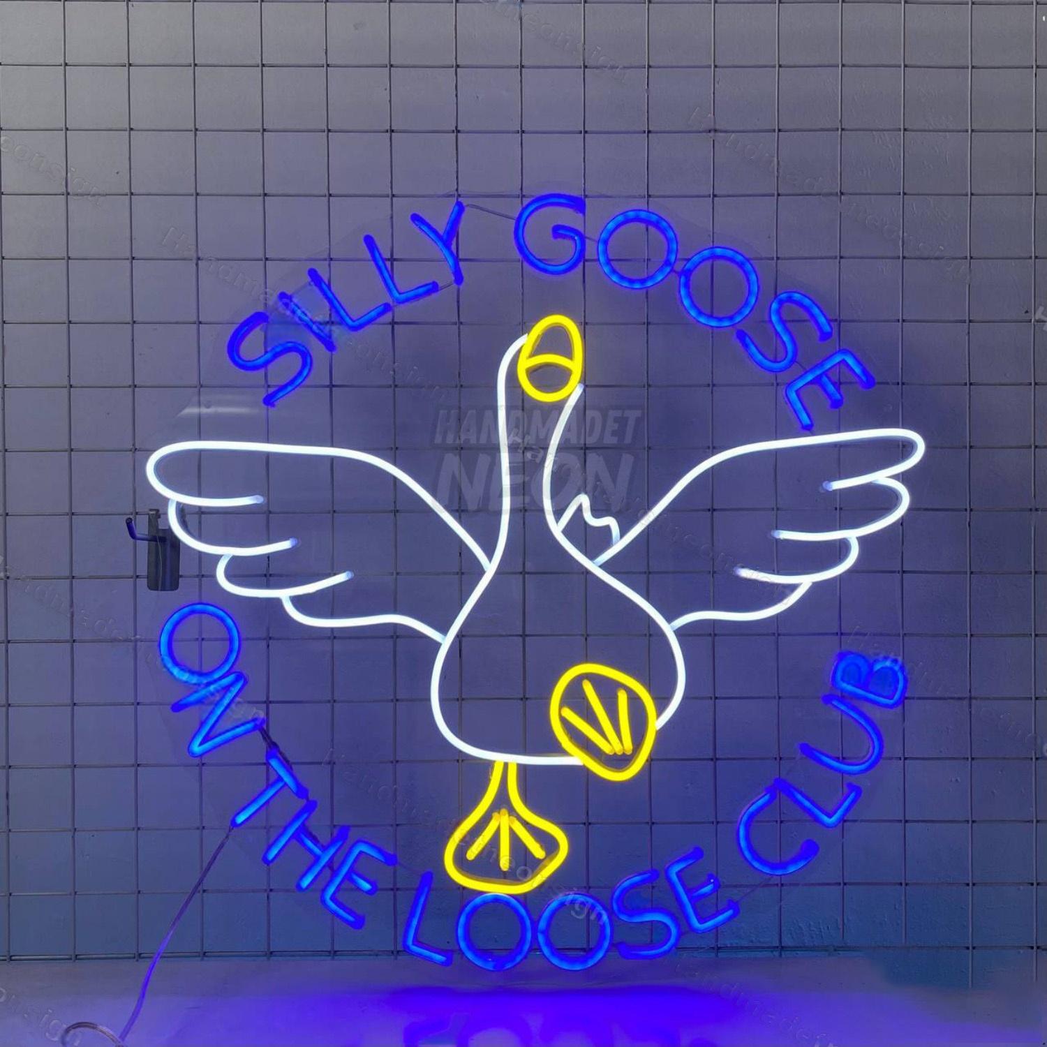 Silly Goose On The Loose Club Led Neon Sign | Shineneon