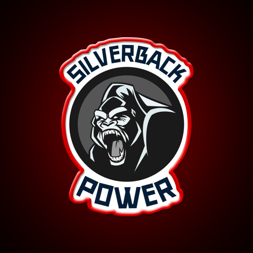 Silverback Gorilla Gym Fitness Led Neon Sign Rgb Color - LED neon sign view 10