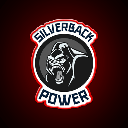 Silverback Gorilla Gym Fitness Led Neon Sign Rgb Color - Shineneon
