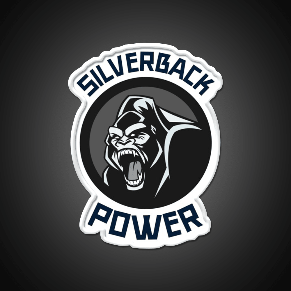 Silverback Gorilla Gym Fitness Led Neon Sign Rgb Color - Shineneon