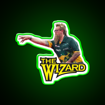 Simon Whitlock The Wizard Throwing Beer Bar Decor Led Neon Sign Rgb Color - LED neon sign view 8