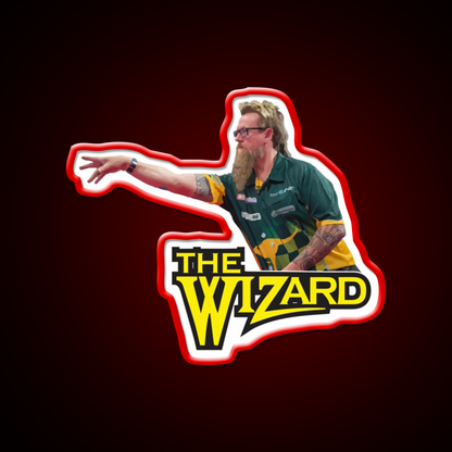 Simon Whitlock The Wizard Throwing Beer Bar Decor Led Neon Sign Rgb Color - LED neon sign view 10