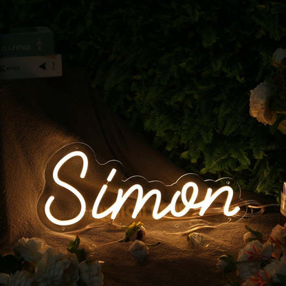 Simon Yellow Led Neon Sign - Shineneon
