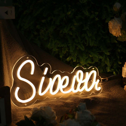 Simon Yellow Led Neon Sign - Shineneon