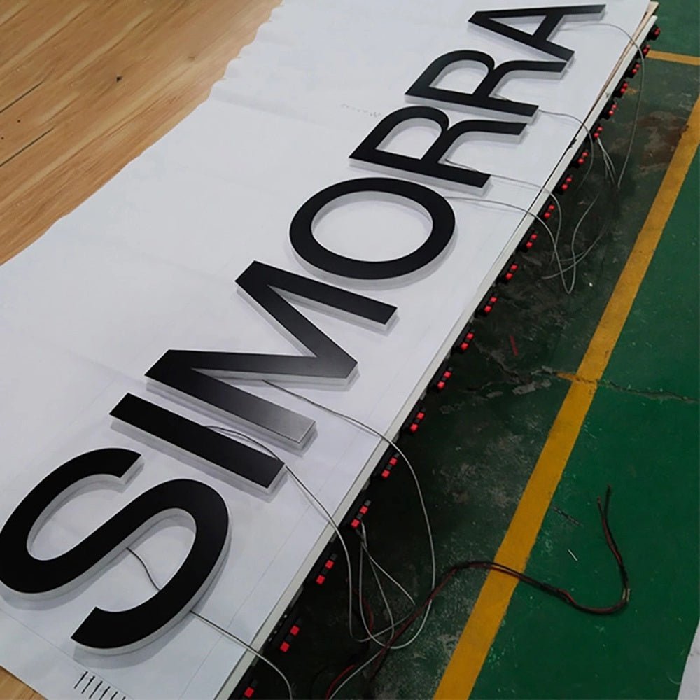 Simorra 3D Backlit Channel Letters Led Light Sign - Shineneon