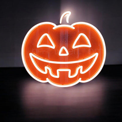 Simple Jack-O-Lantern Pumpkin Led Neon Sign Halloween Home Decor | Shineneon