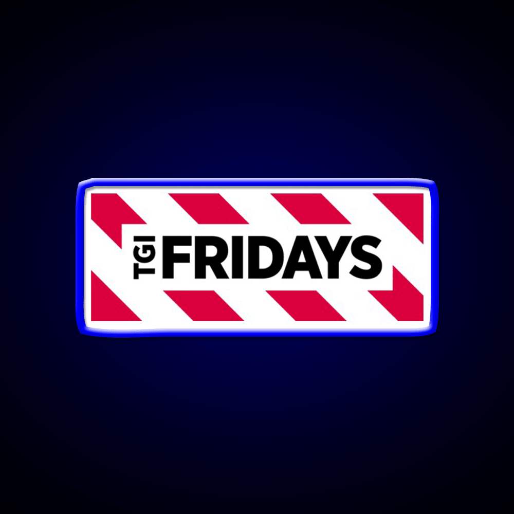 Simple Thanks God Tgi Friday Fast Food Led Neon Sign For Burger Place Rgb Color - Shineneon