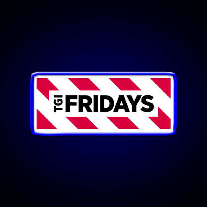 Simple Thanks God Tgi Friday Fast Food Led Neon Sign For Burger Place Rgb Color - Shineneon