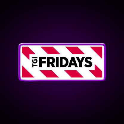 Simple Thanks God Tgi Friday Fast Food Led Neon Sign For Burger Place Rgb Color - Shineneon