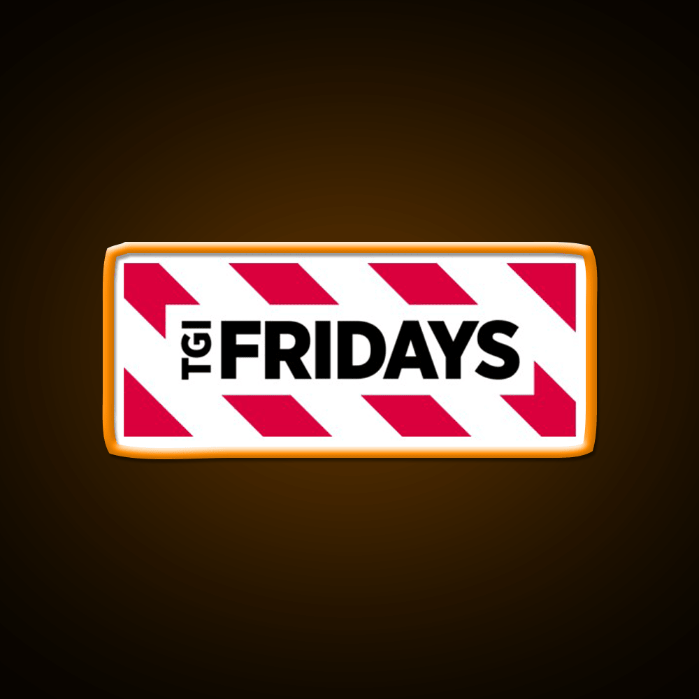Simple Thanks God Tgi Friday Fast Food Led Neon Sign For Burger Place Rgb Color - Shineneon