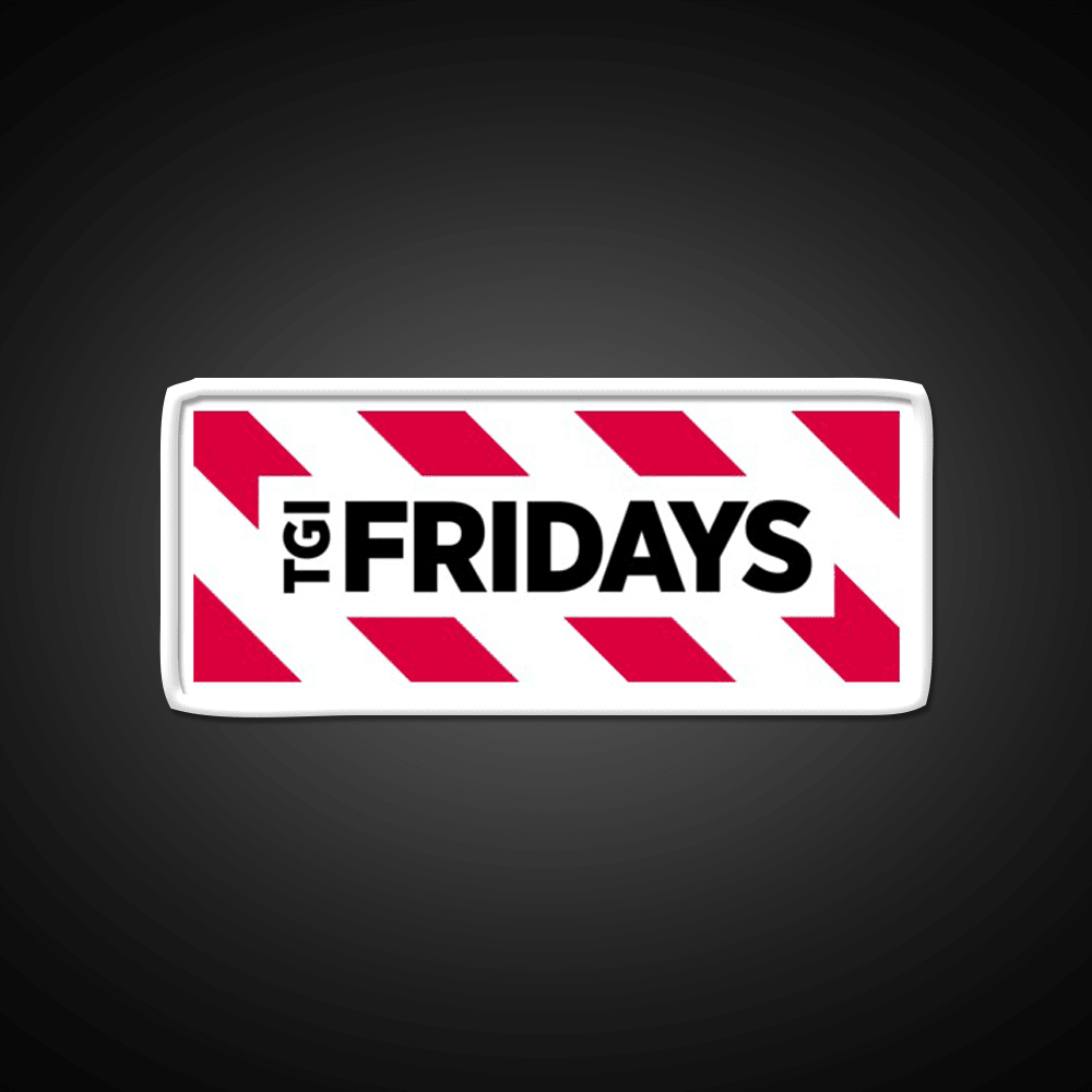 Simple Thanks God Tgi Friday Fast Food Led Neon Sign For Burger Place Rgb Color - Shineneon