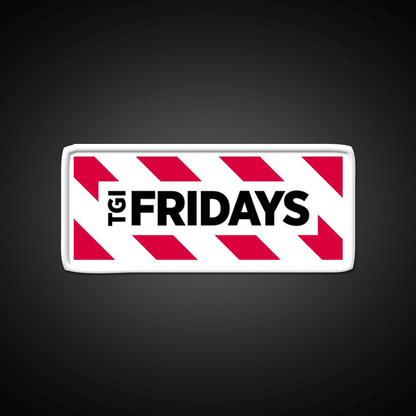 Simple Thanks God Tgi Friday Fast Food Led Neon Sign For Burger Place Rgb Color - Shineneon