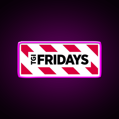 Simple Thanks God Tgi Friday Fast Food Led Neon Sign For Burger Place Rgb Color - Shineneon