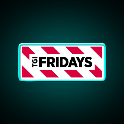 Simple Thanks God Tgi Friday Fast Food Led Neon Sign For Burger Place Rgb Color - Shineneon