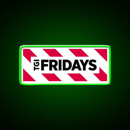 Simple Thanks God Tgi Friday Fast Food Led Neon Sign For Burger Place Rgb Color - Shineneon