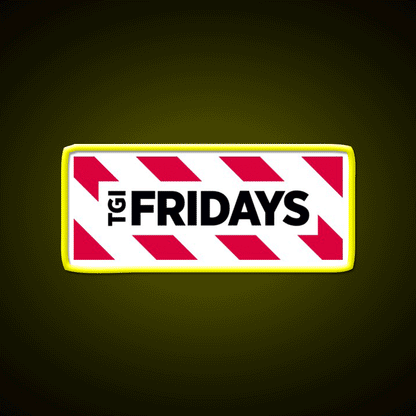 Simple Thanks God Tgi Friday Fast Food Led Neon Sign For Burger Place Rgb Color - Custom LED neon sign front view