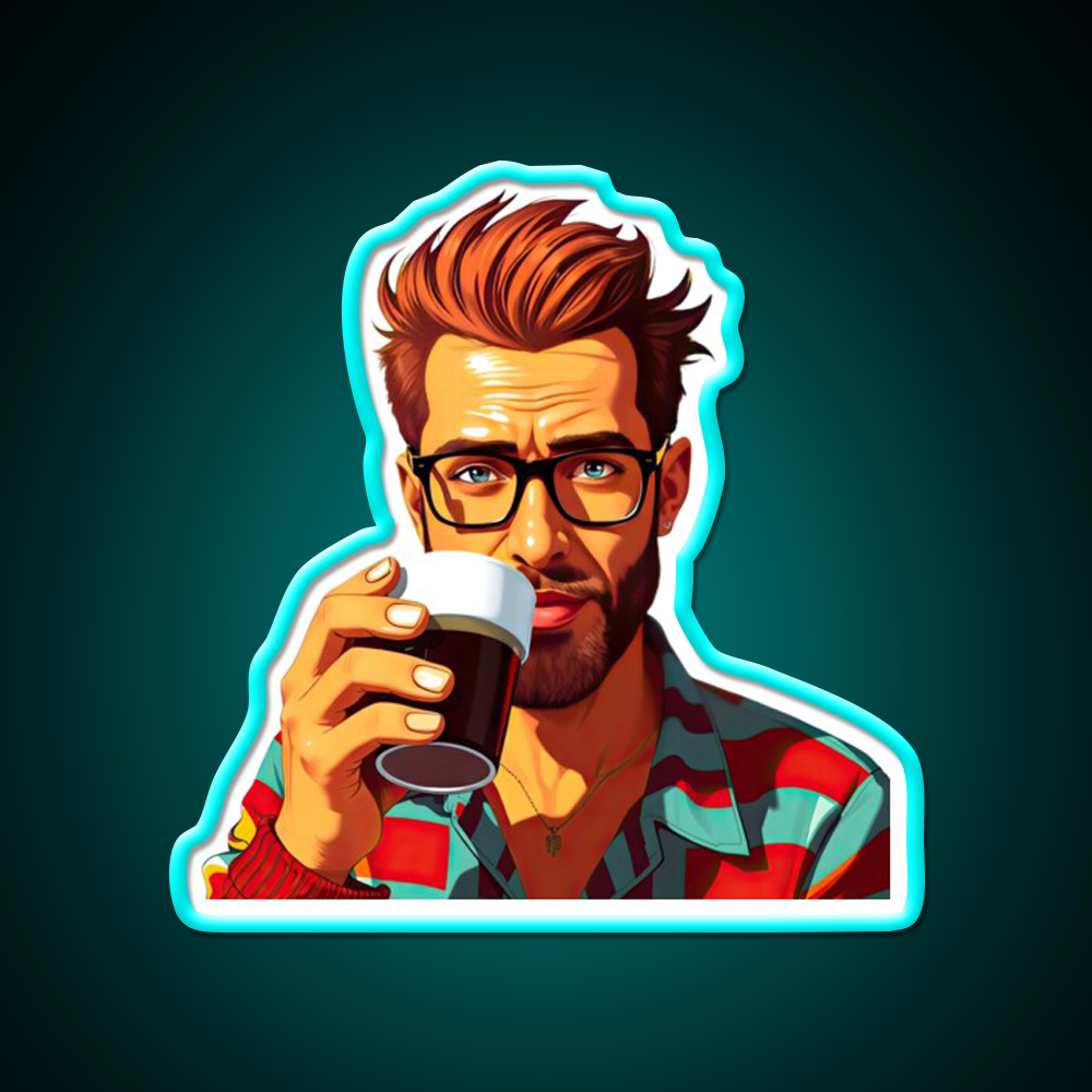 Simplicity In Every Sip Coffee Art Led Neon Sign Espresso Bar Art Rgb Color