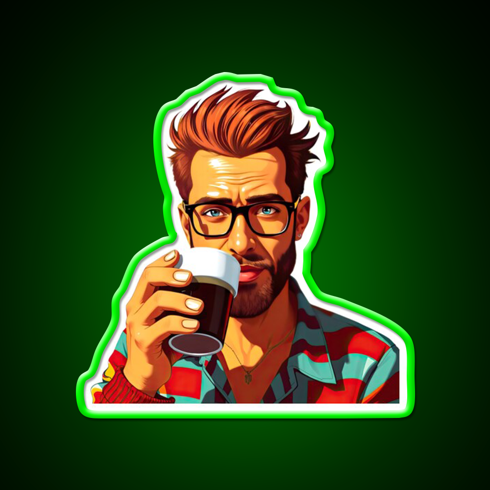 Simplicity In Every Sip Coffee Art Led Neon Sign Espresso Bar Art Rgb Color