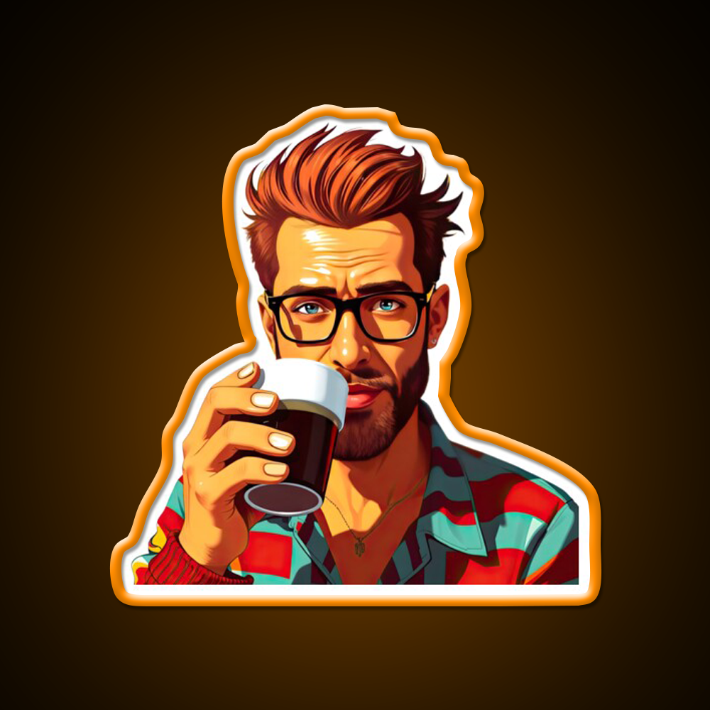 Simplicity In Every Sip Coffee Art Led Neon Sign Espresso Bar Art Rgb Color