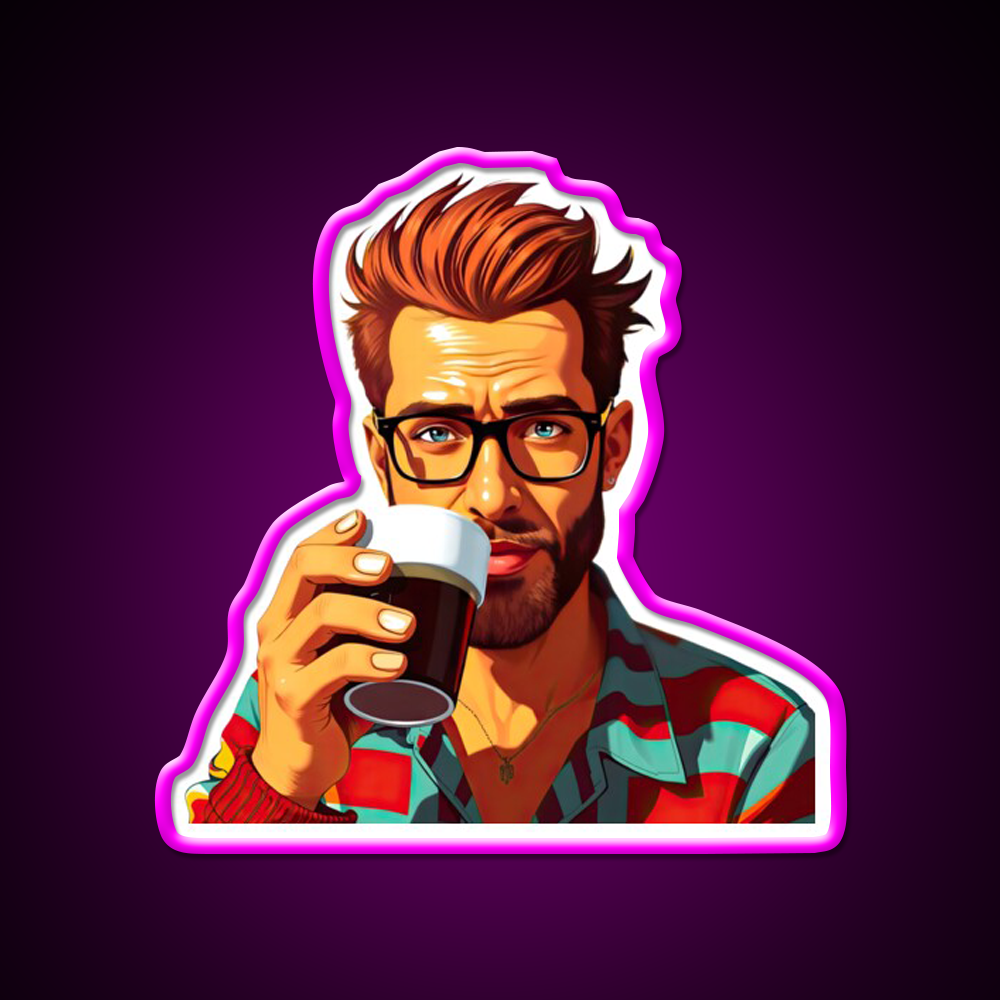 Simplicity In Every Sip Coffee Art Led Neon Sign Espresso Bar Art Rgb Color