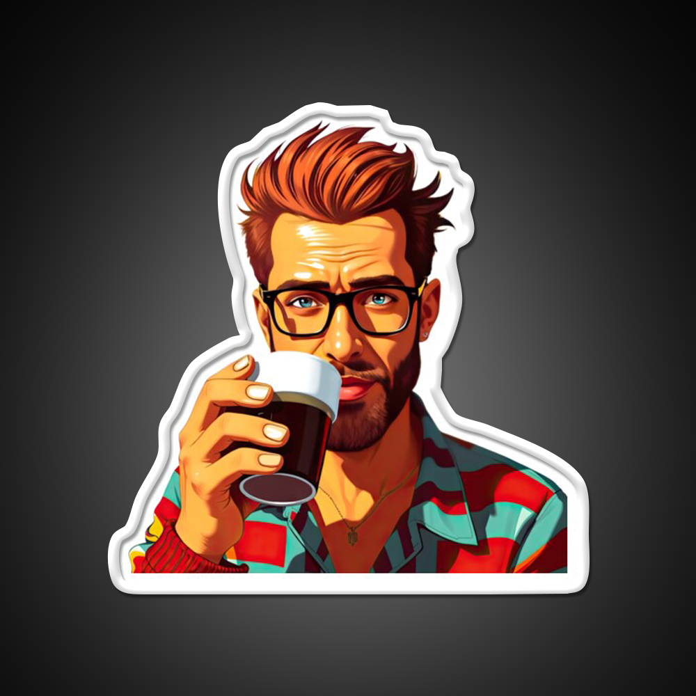 Simplicity In Every Sip Coffee Art Led Neon Sign Espresso Bar Art Rgb Color