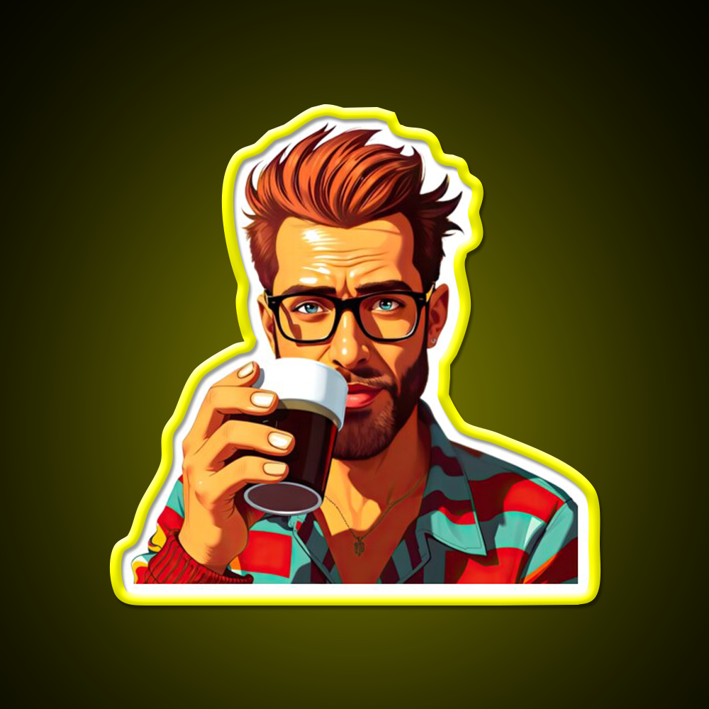 Simplicity In Every Sip Coffee Art Led Neon Sign Espresso Bar Art Rgb Color