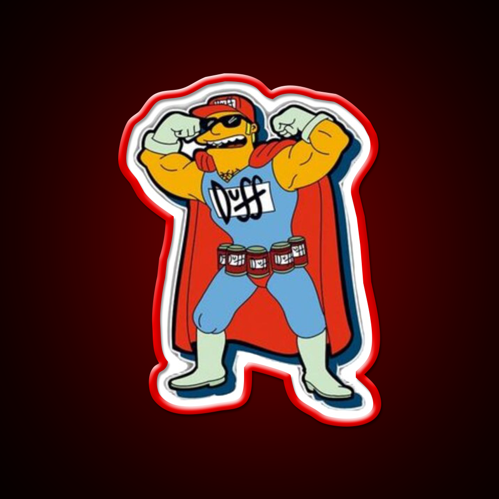Simpsons Beer Superhero Beer Bar Decor Led Neon Sign Rgb Color - LED neon sign view 10