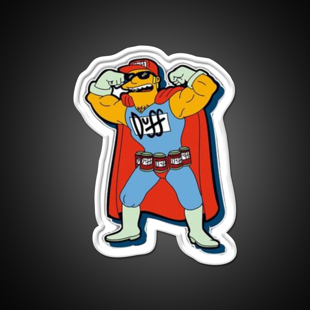 Simpsons Beer Superhero Beer Bar Decor Led Neon Sign Rgb Color - LED neon sign view 11