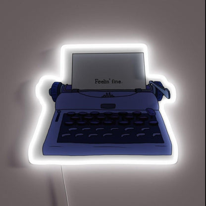 Simpsons Feelin Fine Rgb Led Neon Sign - Shineneon