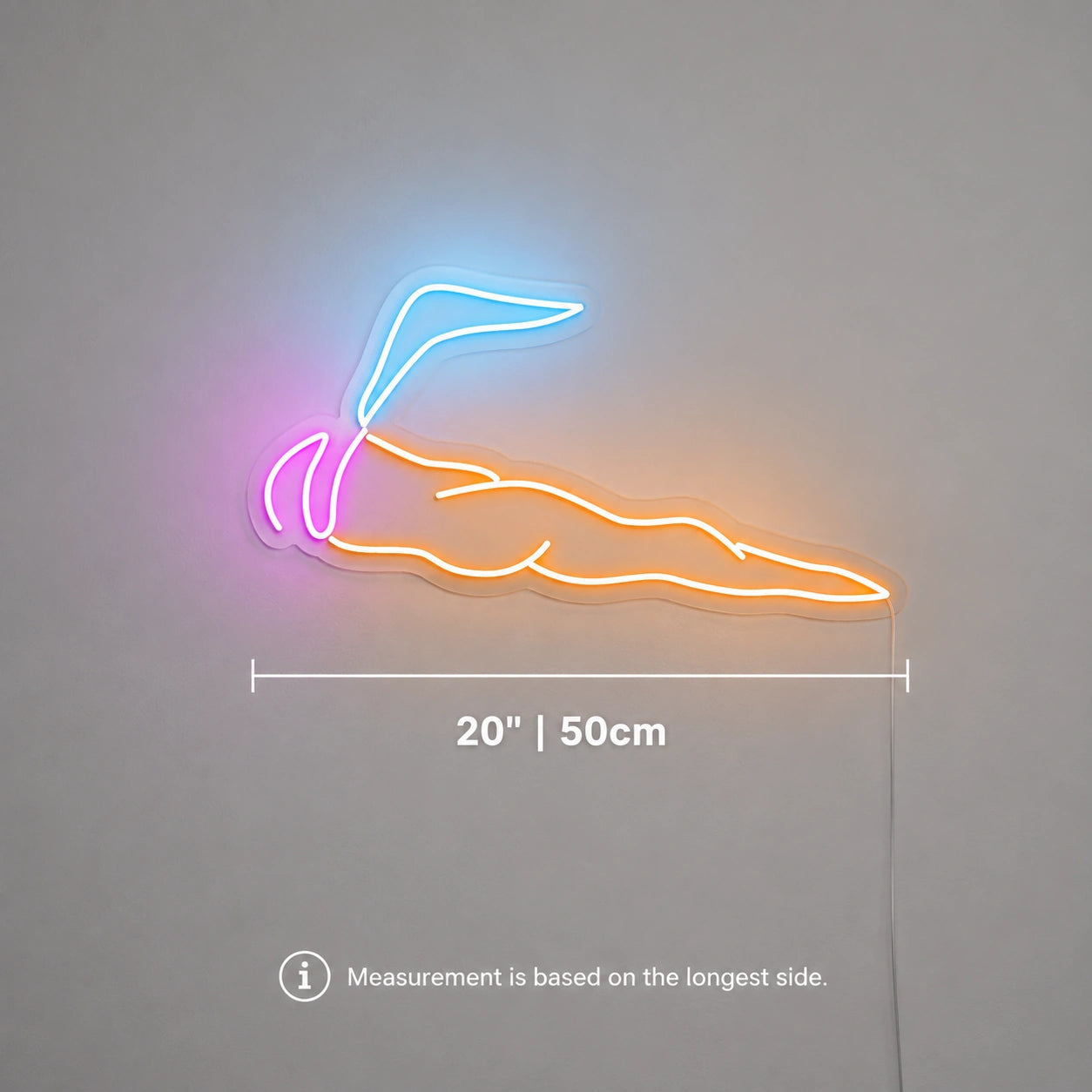 Single Cigar Smoke Neon Sign LED Neon Sign size image