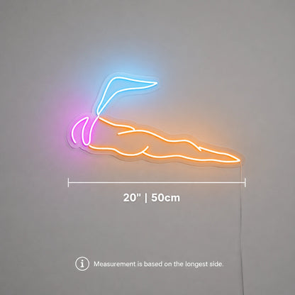 Single Cigar Smoke Neon Sign LED Neon Sign size image