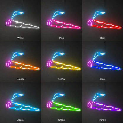 Single Cigar Smoke Neon Sign LED Neon Sign color grid