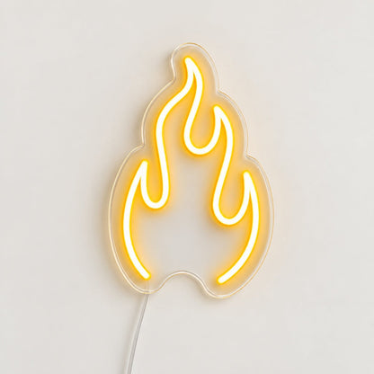 Single Flame Outline Vintage LED Neon Sign Garage Neon Sign - Shineneon