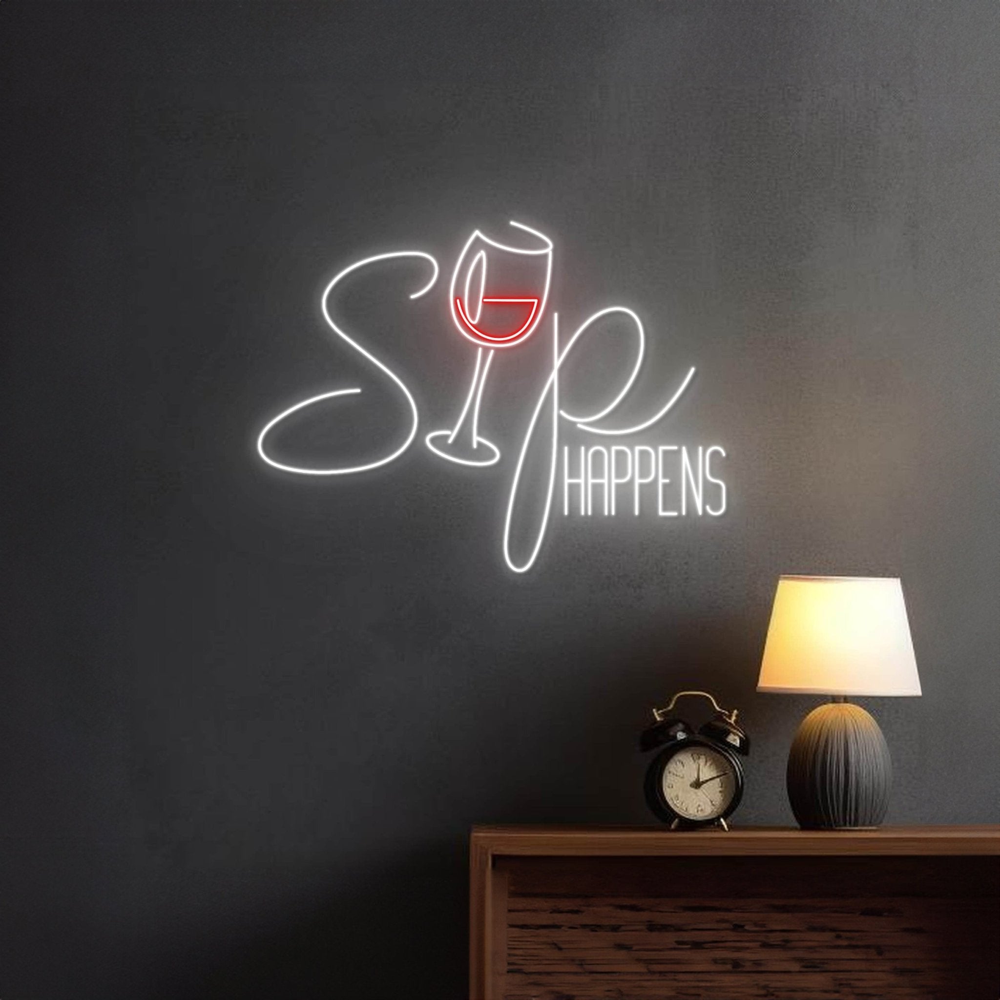 Sip Happens Neon Sign - Shineneon