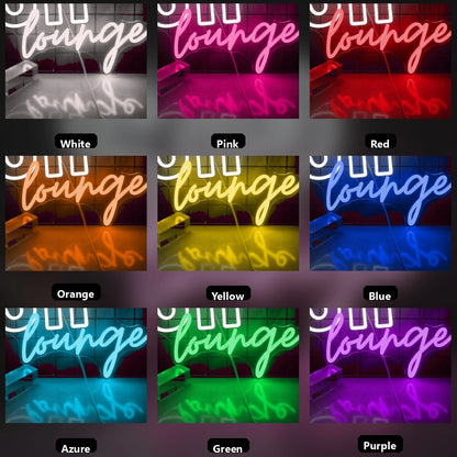 Sip Lounge LED Neon Sign - 05 Color Grid