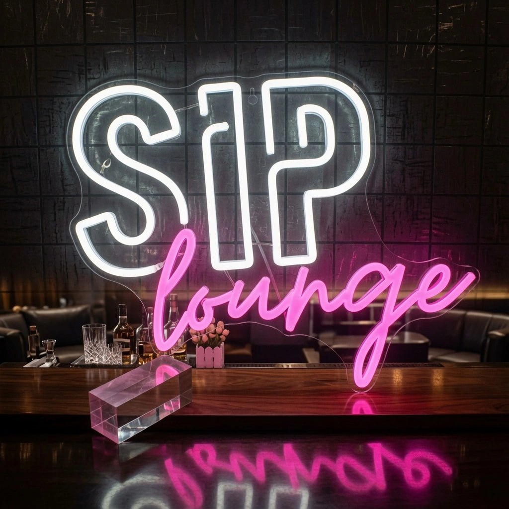 Sip Lounge LED Neon Sign - Shineneon
