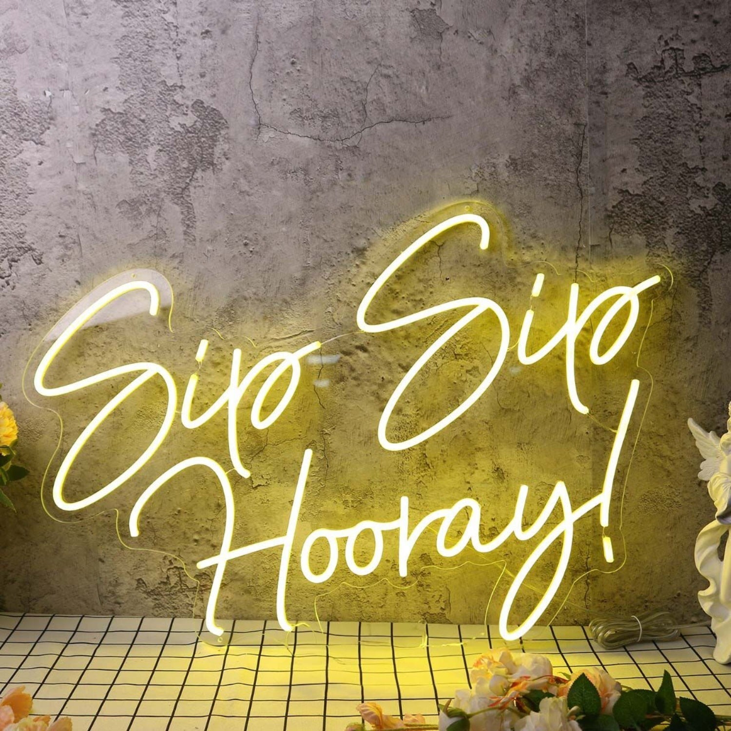 Sip Sip Hooray Yellow Led Neon Sign - Shineneon