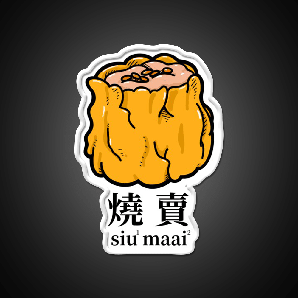 Siu Mai Hong Kong Dim Sum Led Neon Sign Chinese Food Rgb Color - Shineneon