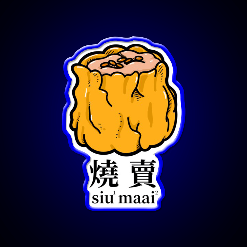 Siu Mai Hong Kong Dim Sum Led Neon Sign Chinese Food Rgb Color - Shineneon