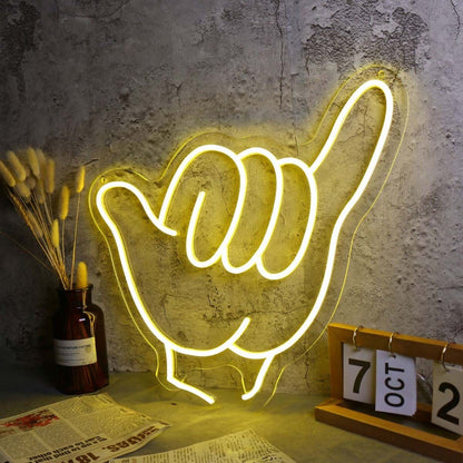 Six Gesture Led Neon Sign - Shineneon
