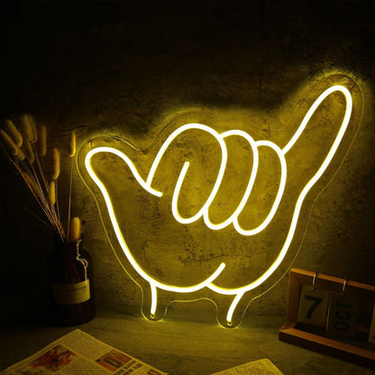 Six Gesture Led Neon Sign - Shineneon