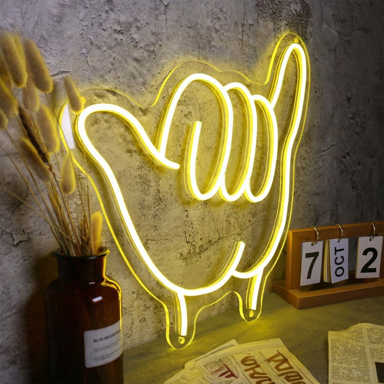 Six Gesture Led Neon Sign - Shineneon
