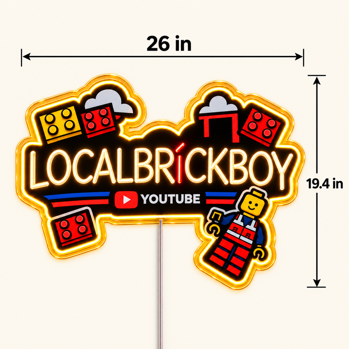 LOCALBRICKBOY Custom LED Neon Sign