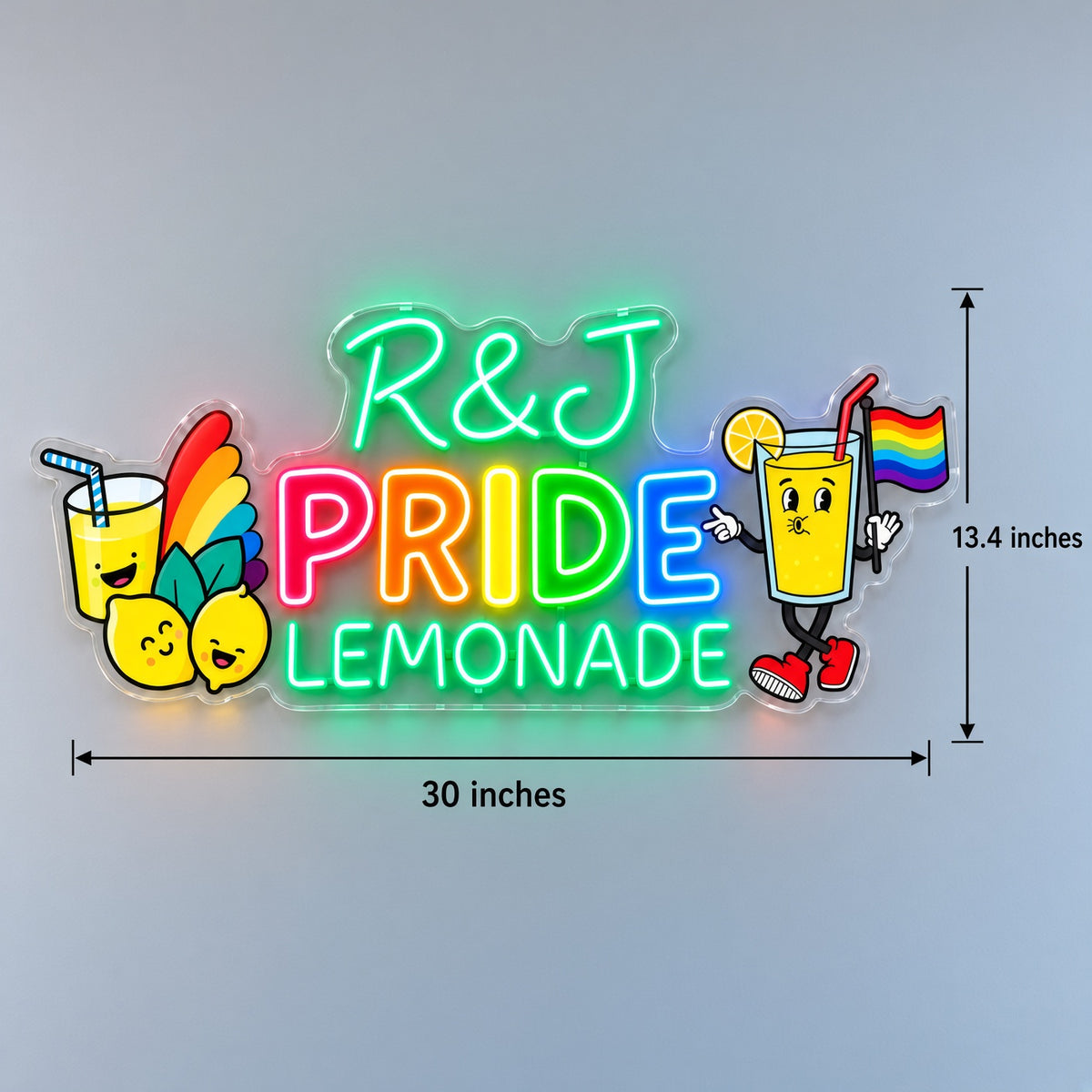 R&J PRIDE LEMONADE Custom LED Neon Sign