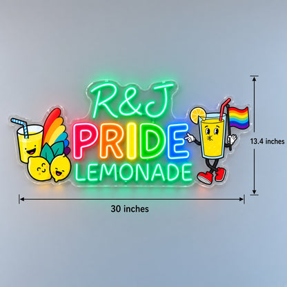 R&J PRIDE LEMONADE Custom LED Neon Sign