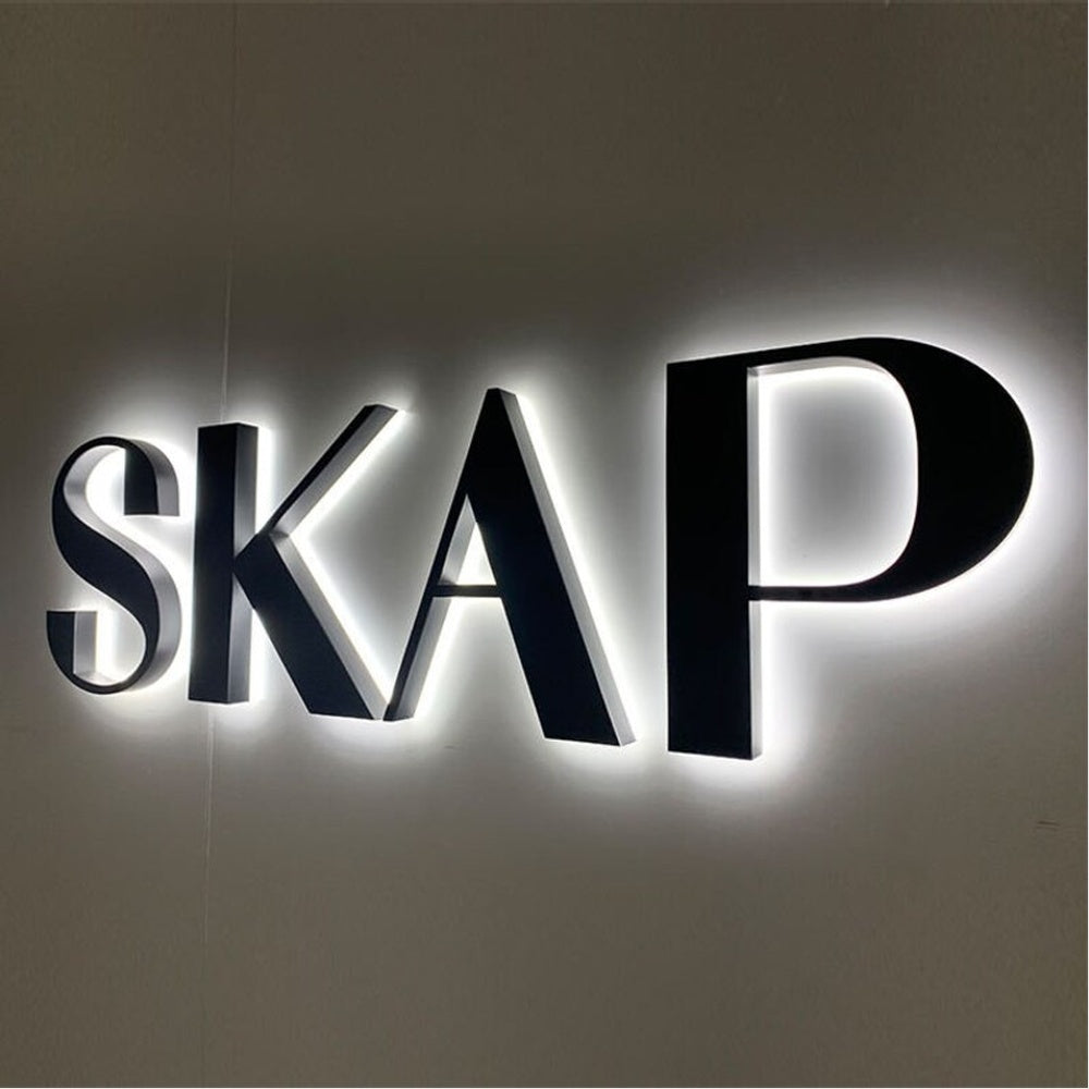 Skap 3D Backlit Channel Letters Led Light Sign